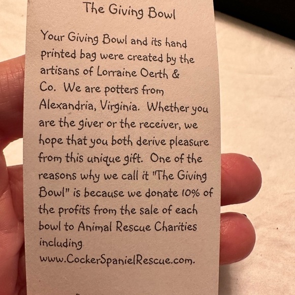 🎉Fun Little Gift ‘The Giving Bowl’ NWT - Picture 4 of 6